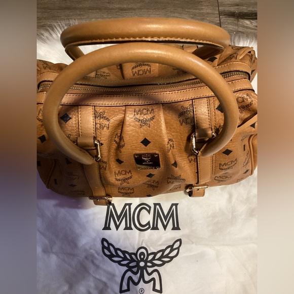 MCM Cognac Bowler’s Bag - Picture 9 of 16
